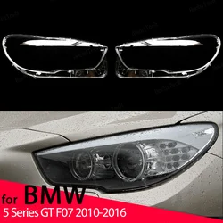 Car Headlight Lens Cover Transparent head light lamp Shell Lens Light Protection for BMW 5 Series GT 5GT F07 2010-2016 Lampcover