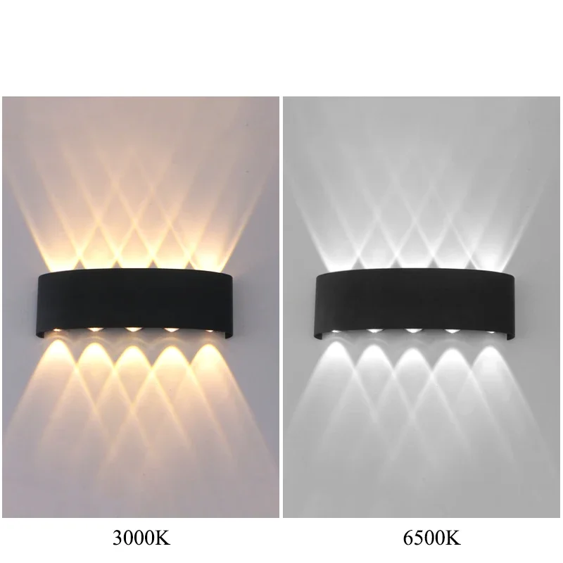 Up and Down LED Wall Lamp Waterproof Interior Wall Light For Bedroom Living Room Corridor Indoor Outdoor Lighting image 4