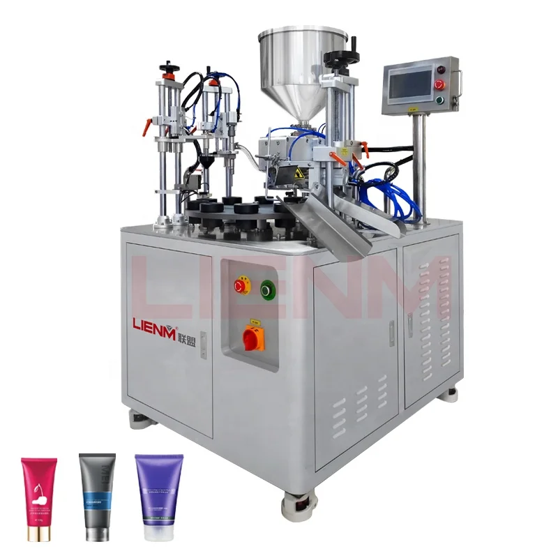 High-efficiency Packaging Cosmetic Production Equipment Semi-auto Ultrasonic Tube Filling Sealing Machine