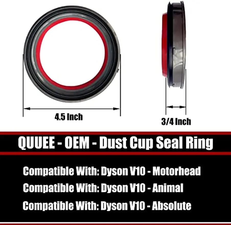 Dust Bin Top Fixed Sealing Ring cover for Dyson V10 V11 V15 SV14 SV15 SV22 Vacuum Cleaner Dust Bucket/Dirt Cup Replacement Part