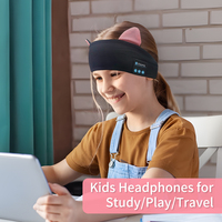 Kids Headband With Bluetooth Headset Comfortable Wireless Music Headphones For Kids Study Sports Fitness Bluetooth Headset