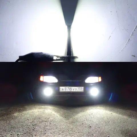 3570 CSP 하이 로우 빔 터보 자동 LED 헤드라이트, 팬리스 캔버스 H1 미니 12V 6000K, 1:1, 30000LM, H1, 120W, 16 개
