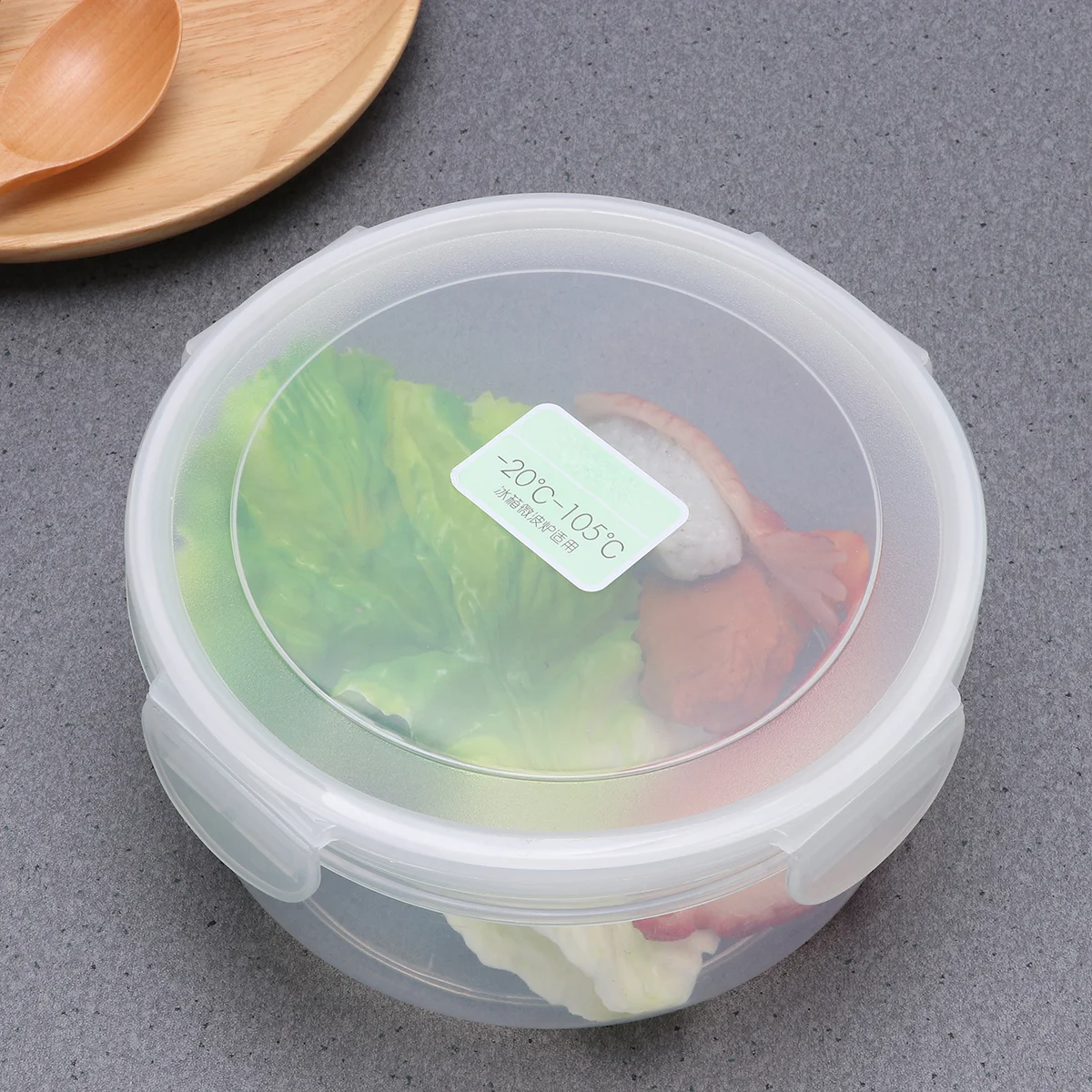 

2500ml Transparent Kitchen Food Storage Box Multi-Functional Lightweight Container for Dry Goods Snacks Preservation