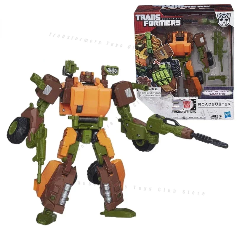 In Stock Transformers Generations Thrilling 30 IDW 4.0 Roadbuster Anime Figure Action Figures Model Collection Toys Gift