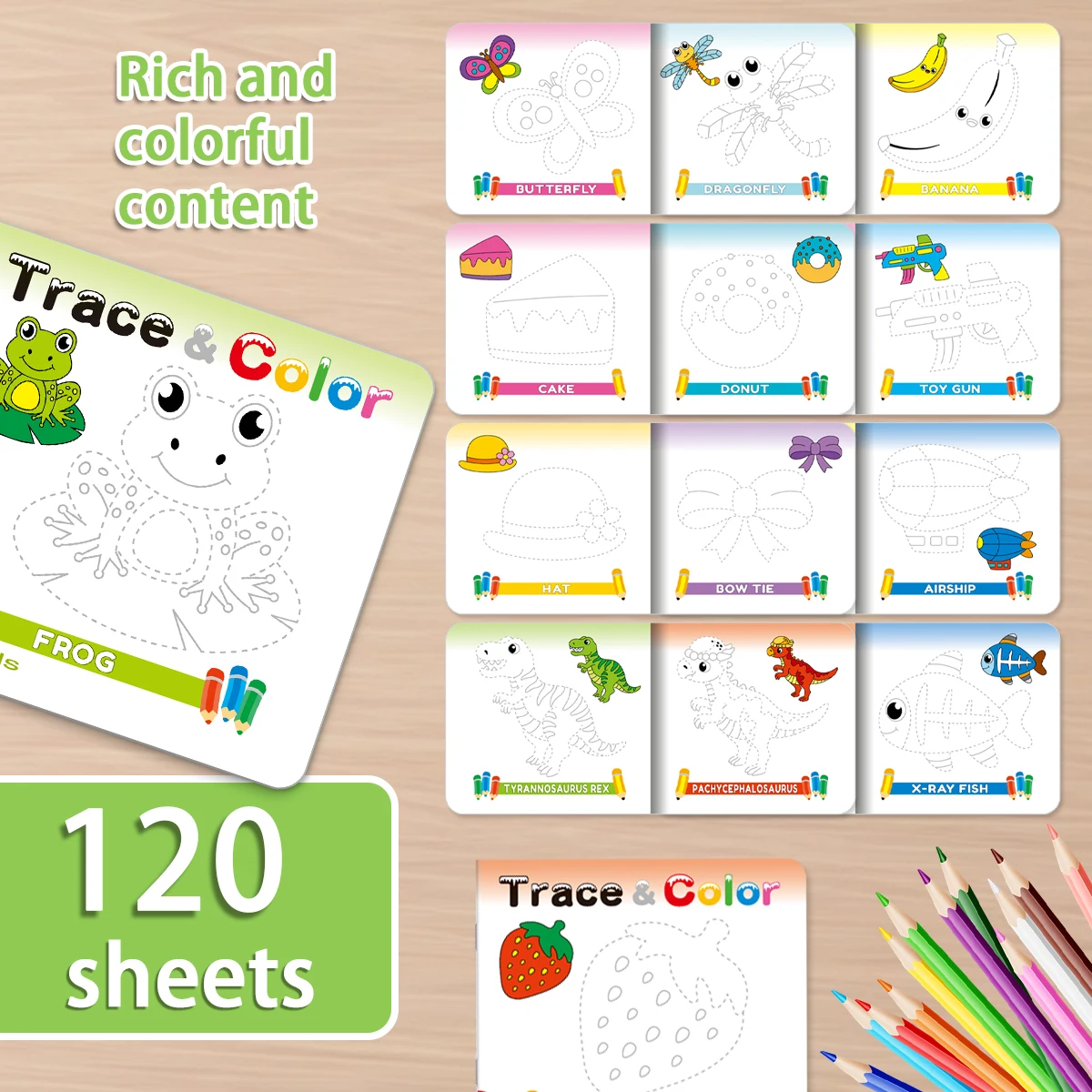 

Детский набор книг-раскрасок «сделай сам», 10 книг в одном наборе, креативный и образовательный забавный набор для детей