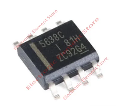 2PCS TLV5638CDR Digital to Analog Converter SOP8 5638C