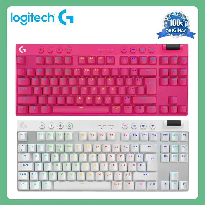 

New Logitechs G PRO X LightSpeed TKL Wireless Game Mechanical Keyboard Three-Mode Keyboard Gpx E-Sports 87 Keys For Pc Game