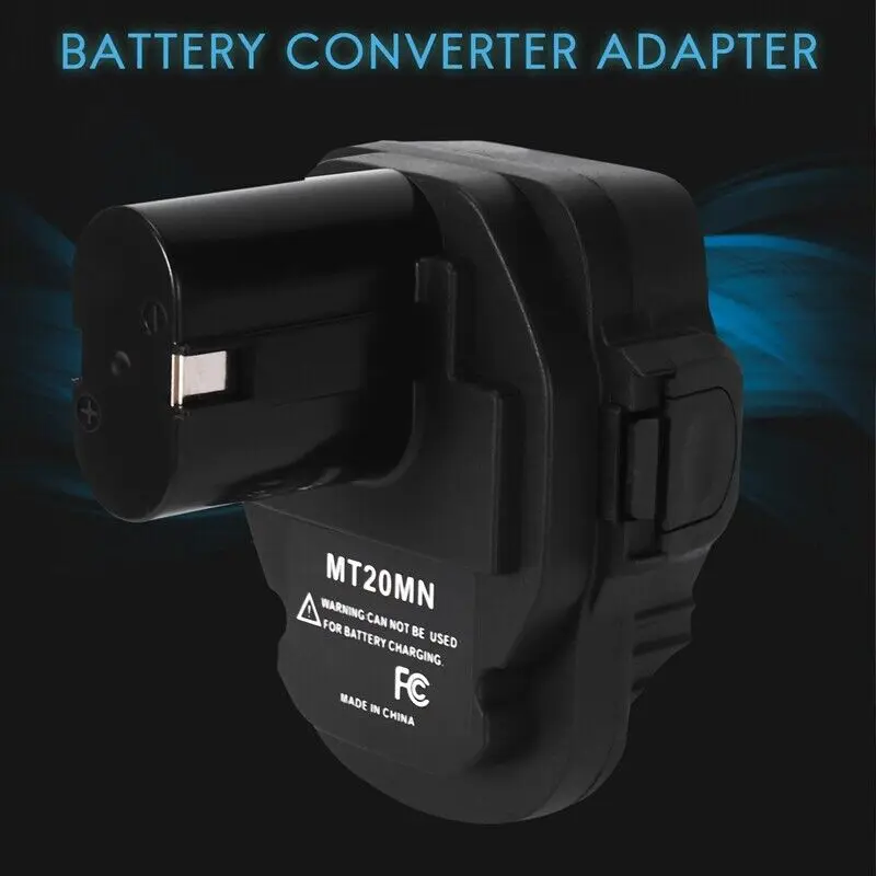 Replacement Battery Adapter Convert Makita BL1830 BL1850 BL1860 BL1840 18-Volt Li-ion Battery to Makita 18V Ni-Cd/Ni-Mh Battery