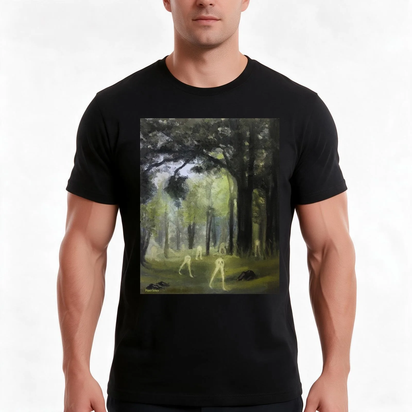 Fresno Nightcrawlers in the Mist T-Shirt, Summer Casual Cotton Tee, Oversized Streetwear Tops, Vintage Graphic Print