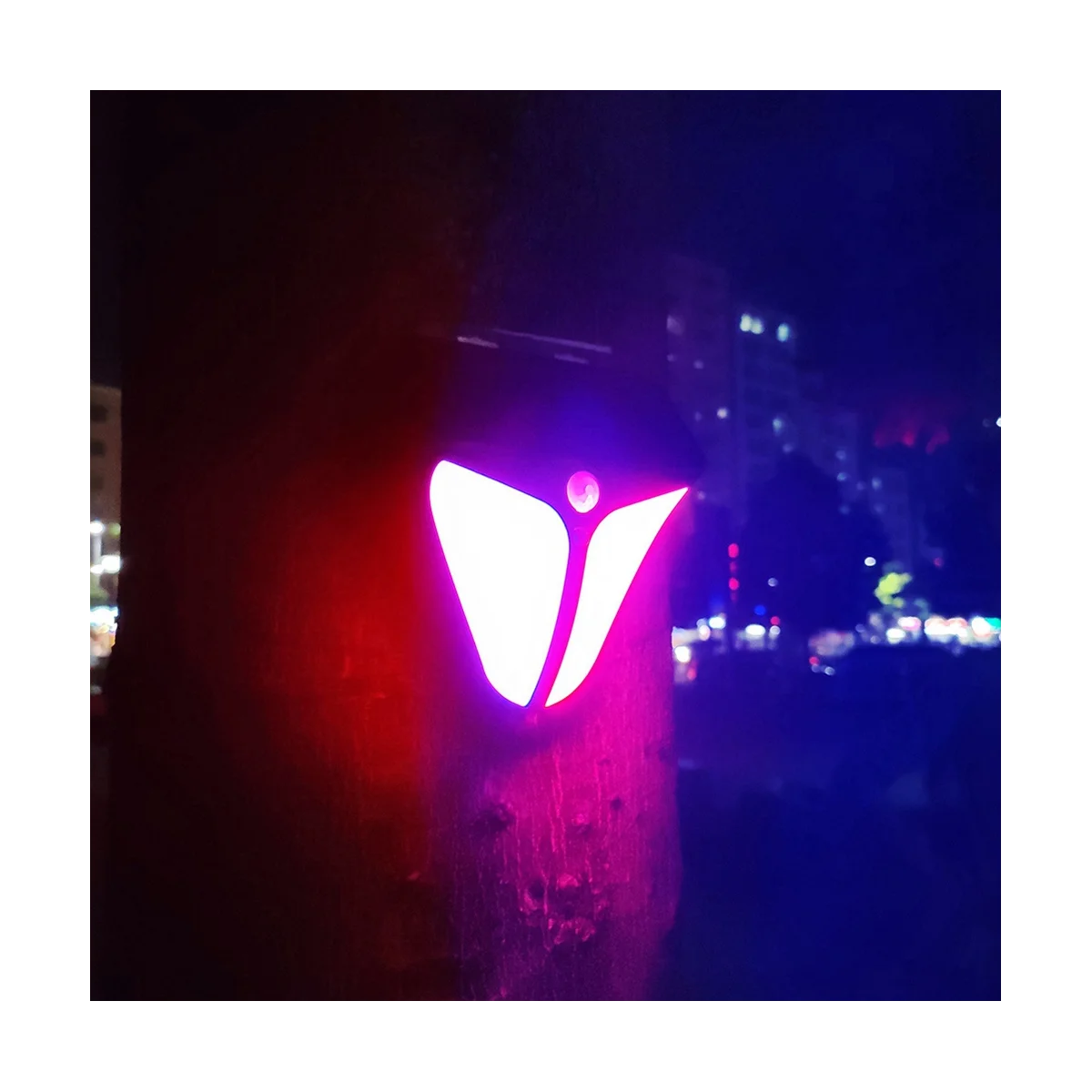 Drahtloser solar betriebener Alarm Lichtsensor für den menschlichen Körper mit wasserdichter Funktion zur Warnung im Freien