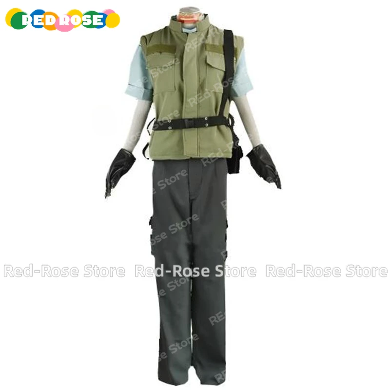 

【Customized 】Game Anime Chris Redfield S.T.A.R.S. Uniform Cosplay Costume Halloween Suits Party Outfit