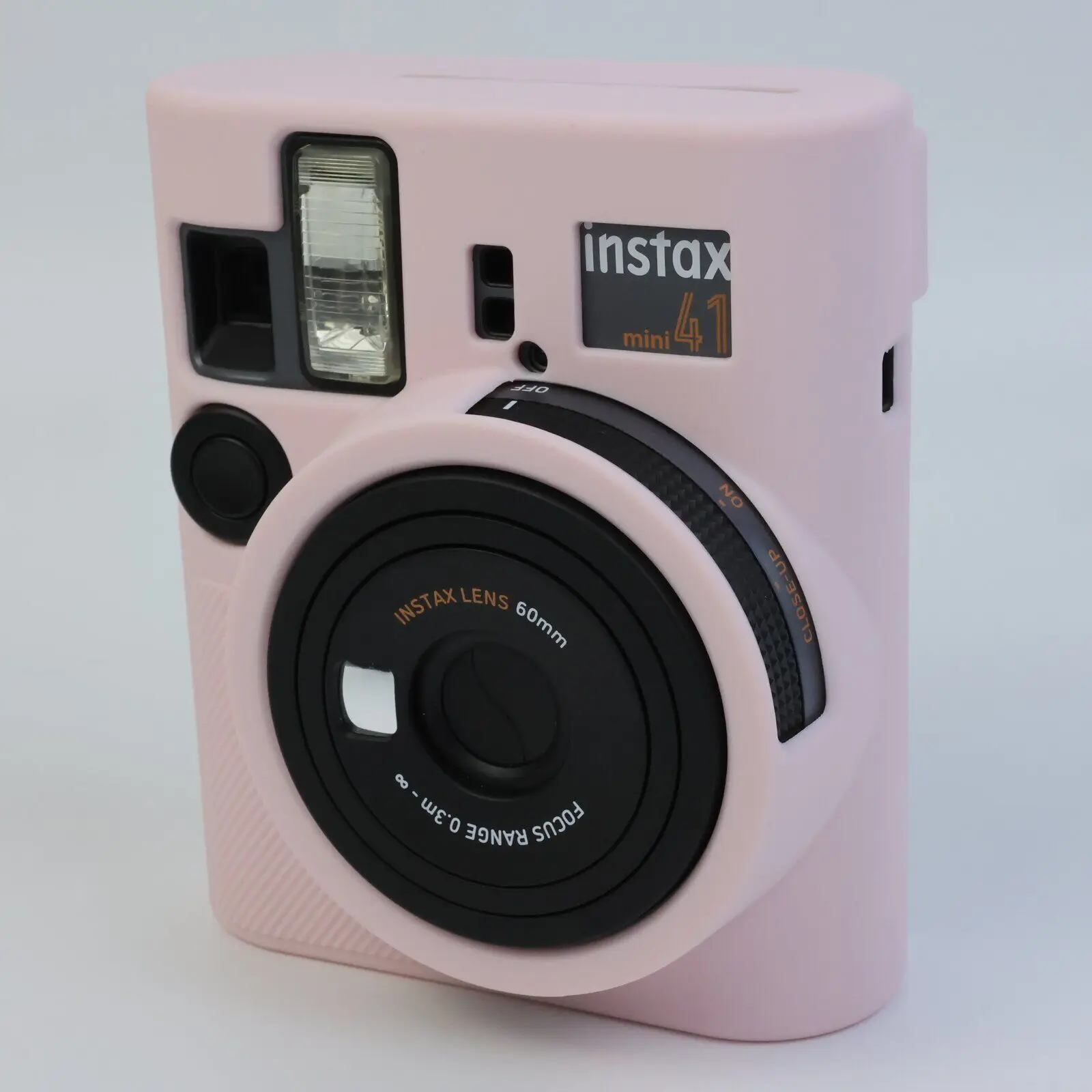 Funda de silicona Fujifilm Instax Mini41 para cámara instantánea; Bolsa blanda para cámara de película instantánea