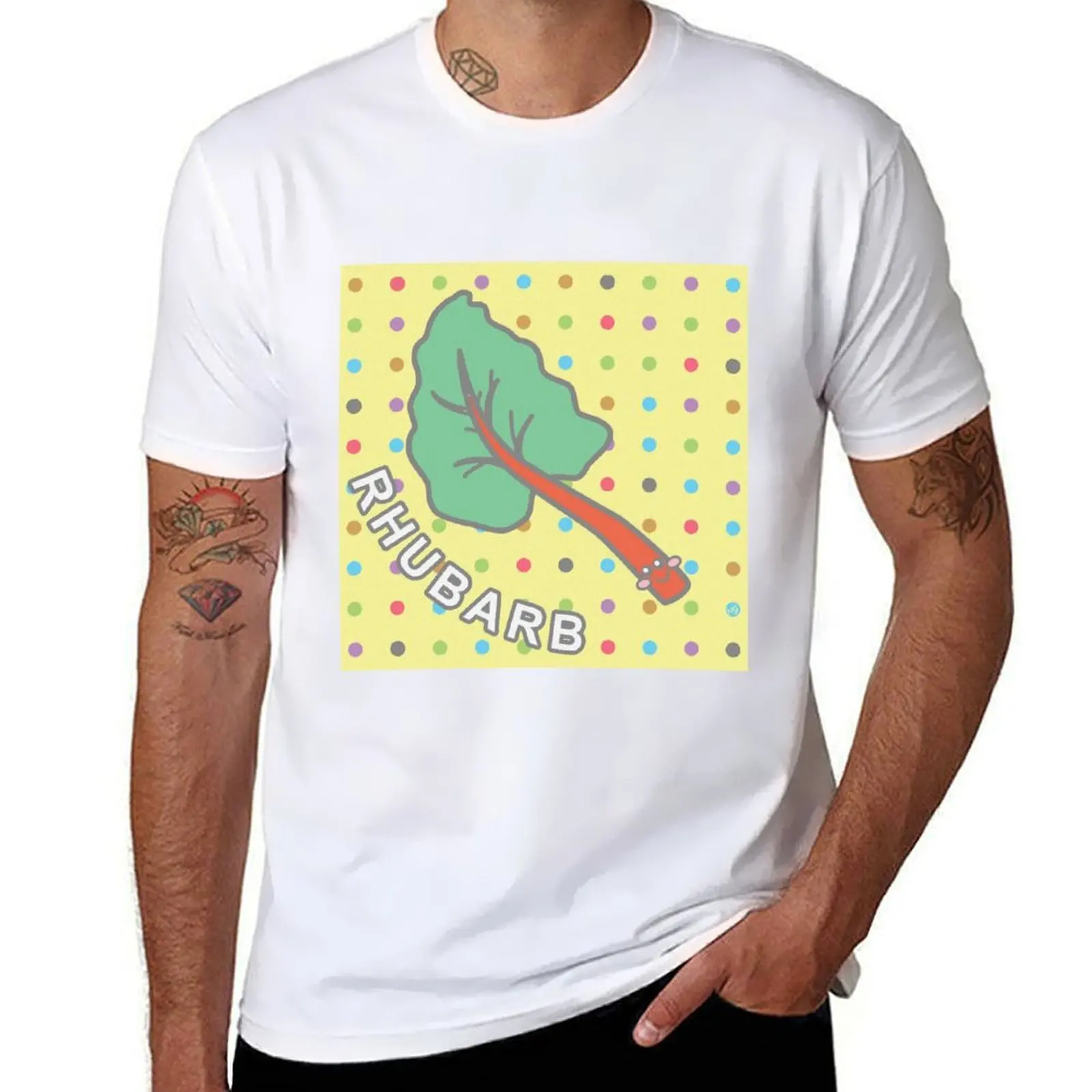 

Rhubarb T-Shirt t shirts for man cotton soft man t shirt summer T-Shirt