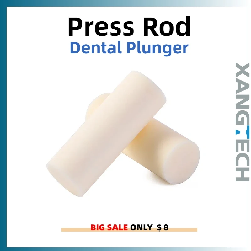 

Dental Plunger Press Rod Silicone Embedding Ring Denture Casting Tool for Press Furnace