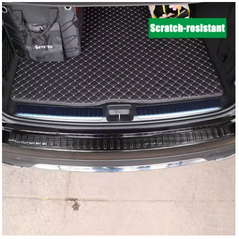 Für Mercedes Benz GLE-Klasse W167 V167 GLE350 GLE450 GLE300 400 2020-2022+ Auto-Zubehör Hinterer Kofferraum-Einstiegsleistenschutz XD – Detail 4