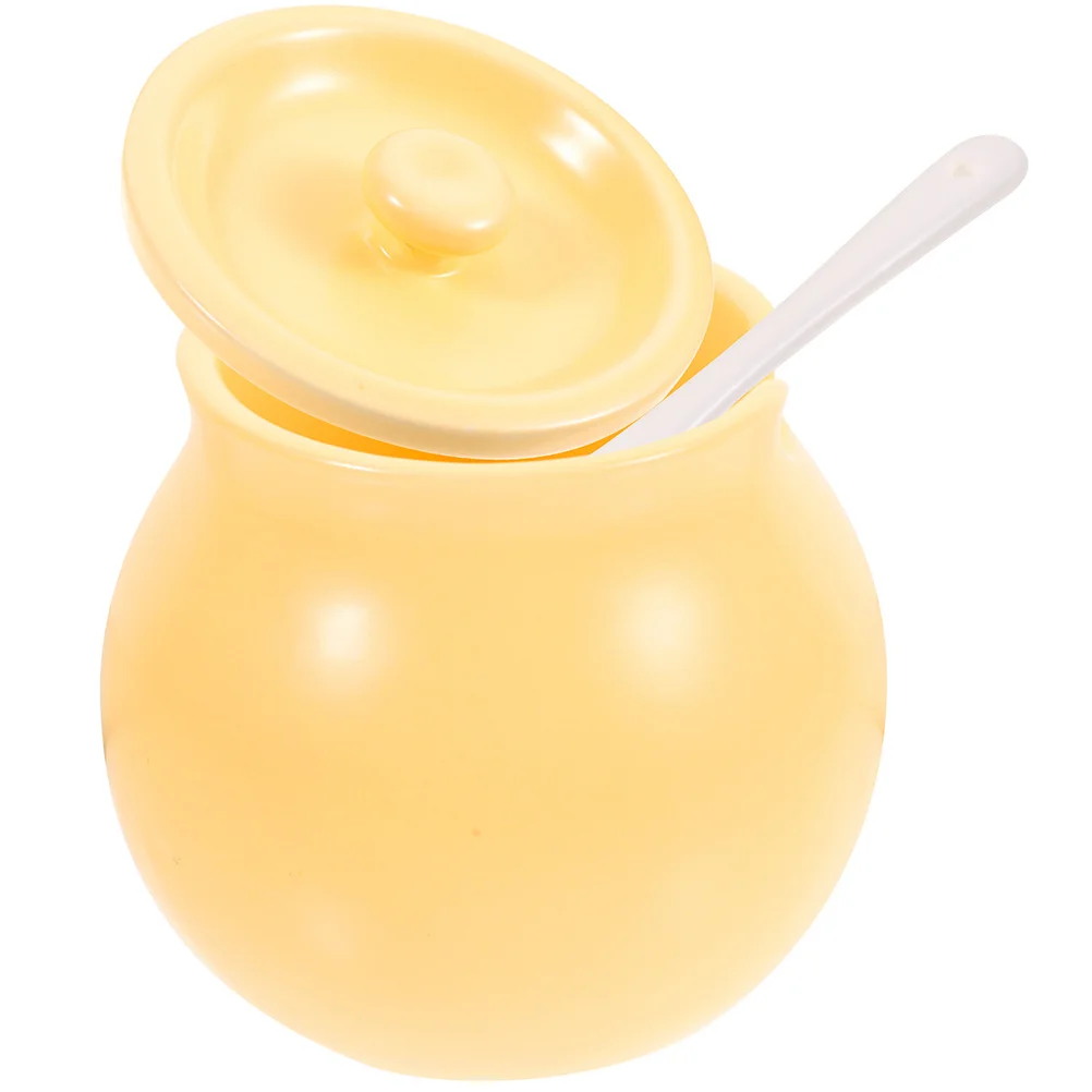 

Ceramic Lard Jar Adorable Condiment Container Exquisite Design Kitchen Supplies Seasoning Container Small Seasoning Jar