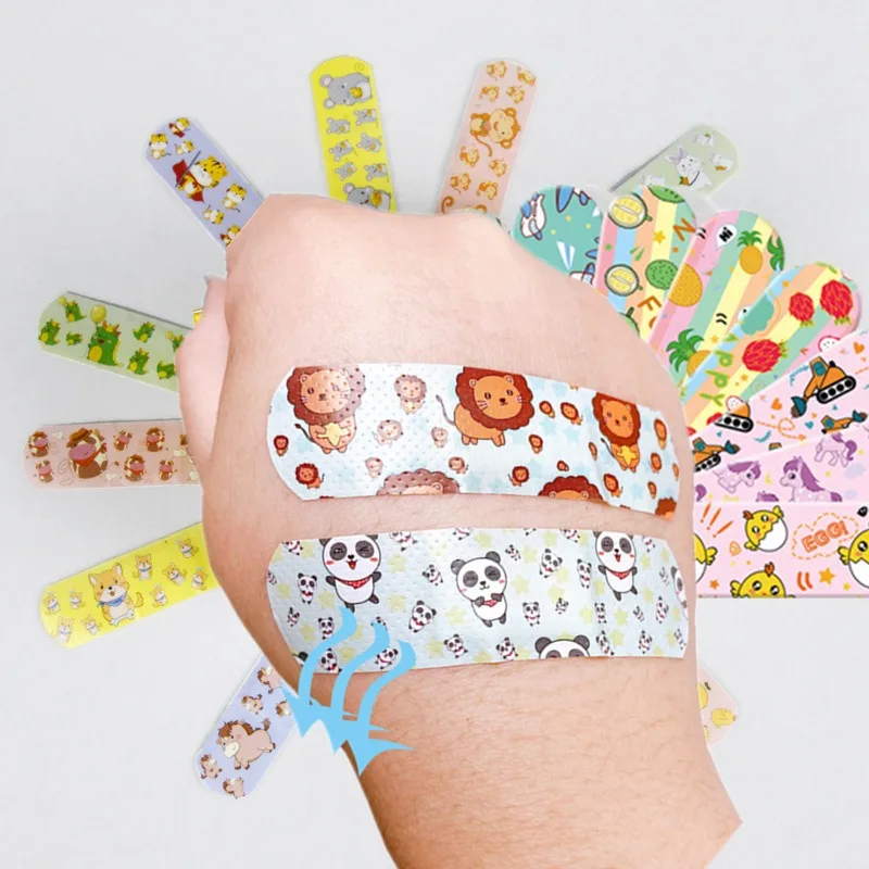 

120Pcs/Set Cartoon Plasters Band Aid for Wound Dressing First Aid Strips Tape Waterproof Children's Cute Adhesive Bandages