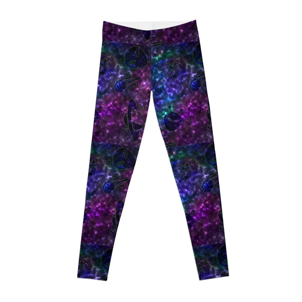 

90's Space Neon Bowling Alley Carpet Leggings gym's clothing workout clothes for Womens Leggings