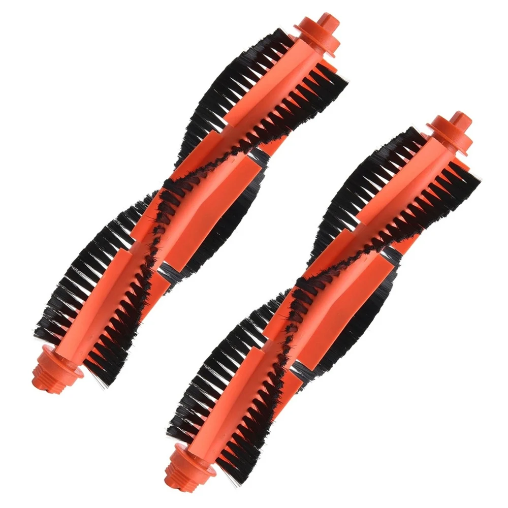 Compatible for Mijia STYJ02YM Viomi V2 Pro V3 SE Vacuum Cleaner Main Brush Orange 2 Pcs