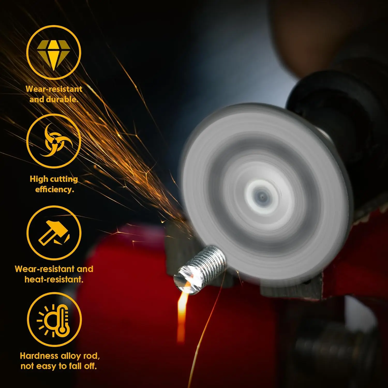 10Pcs 22mm Cutting Disc Circular Saw Blade Metal Cut Off Abrasive Tools For Dremel with 2Pcs rod Rotary Tool cutting blade