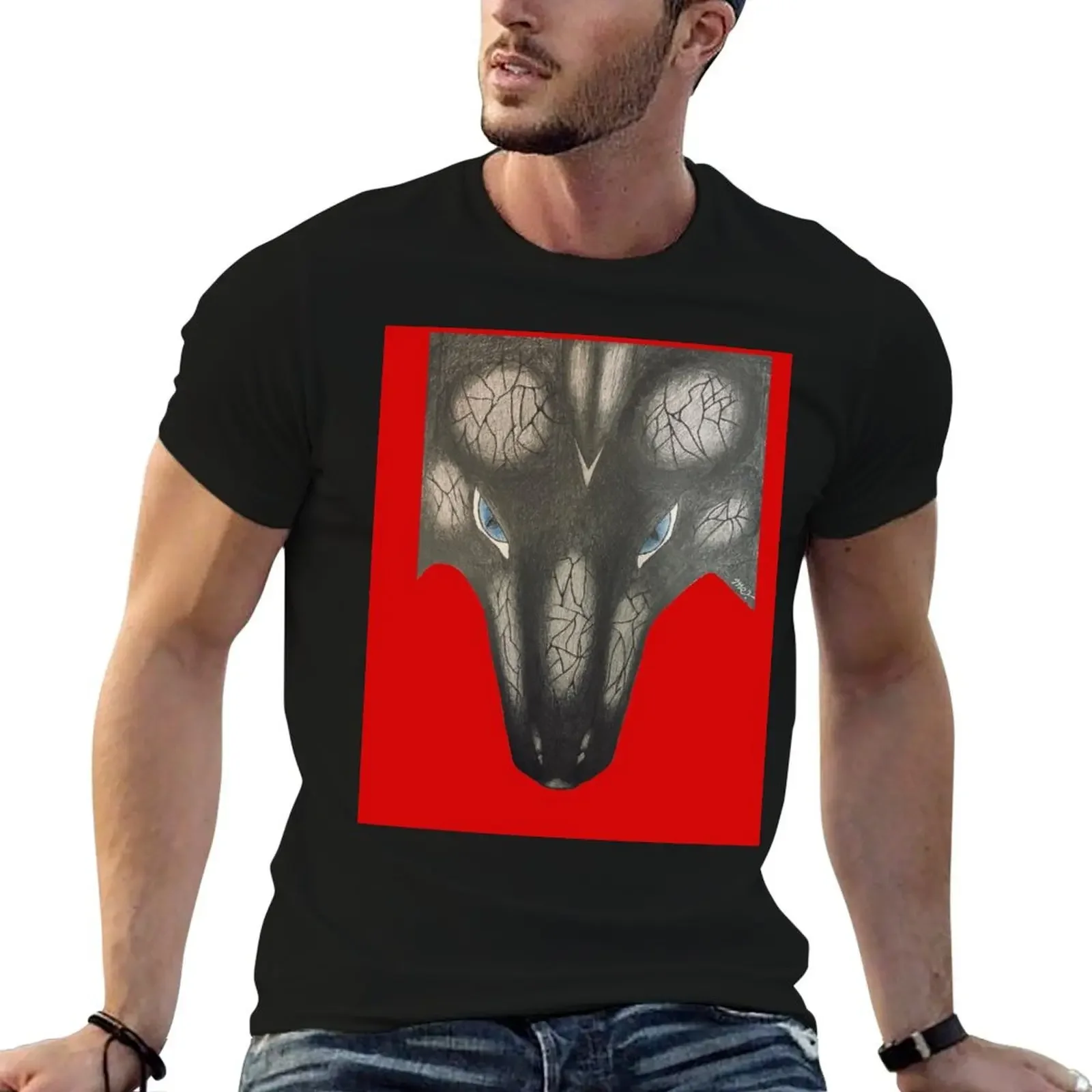 

Dragon Stare T-Shirt animal prinfor boys rapper graphic tees shirts graphic tee cute clothes t shirt men 100℅ cotton