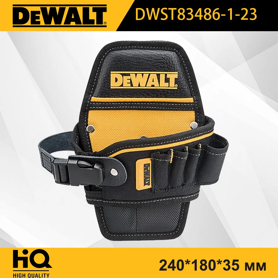 DEWALT Compact Drill Pouch with 6Pockets Electric Screwdriver Holster Power Tool Accessories DWST83486-1-23