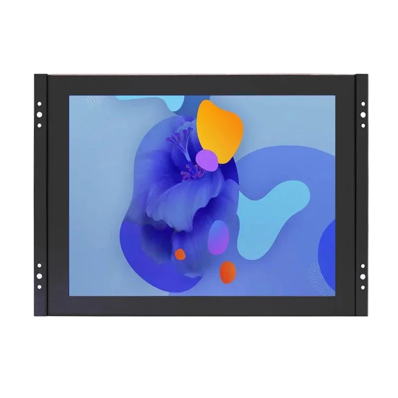 12 Inch Industrial Touch Monitor 1024x768 High Brightness 1000 Nits Sunlight Readable with VGA HDMI for Outdoor Use