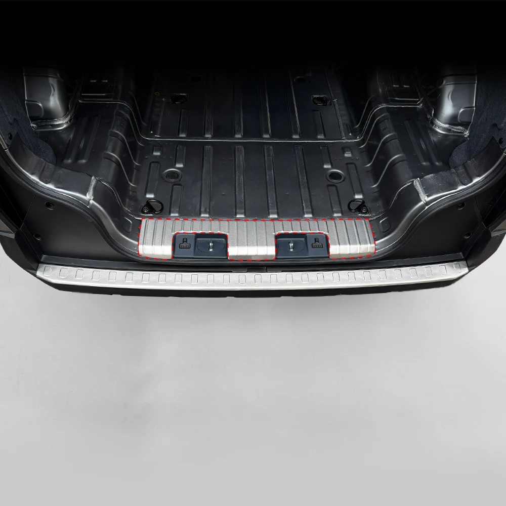 LHD/RHD For Kia PV5 2025-2026 Car Cargo Van Rear Trunk Inner Threshold Guard/Rear Trunk Tailgate Outside Pedal Cover Protective