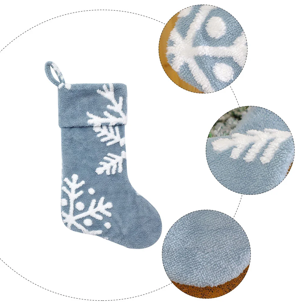 Kerstsokken Boomornament Geschenken Tas Hangend Creatief Kerstmis Sto Lint Stocking Pouch