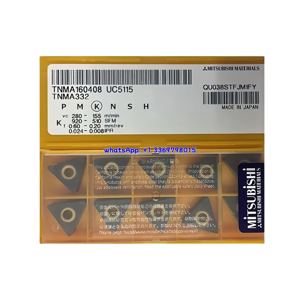 

100% Original TNMA TNMA160404/160408/160412 UC5115/MC5015 Turning Insert
