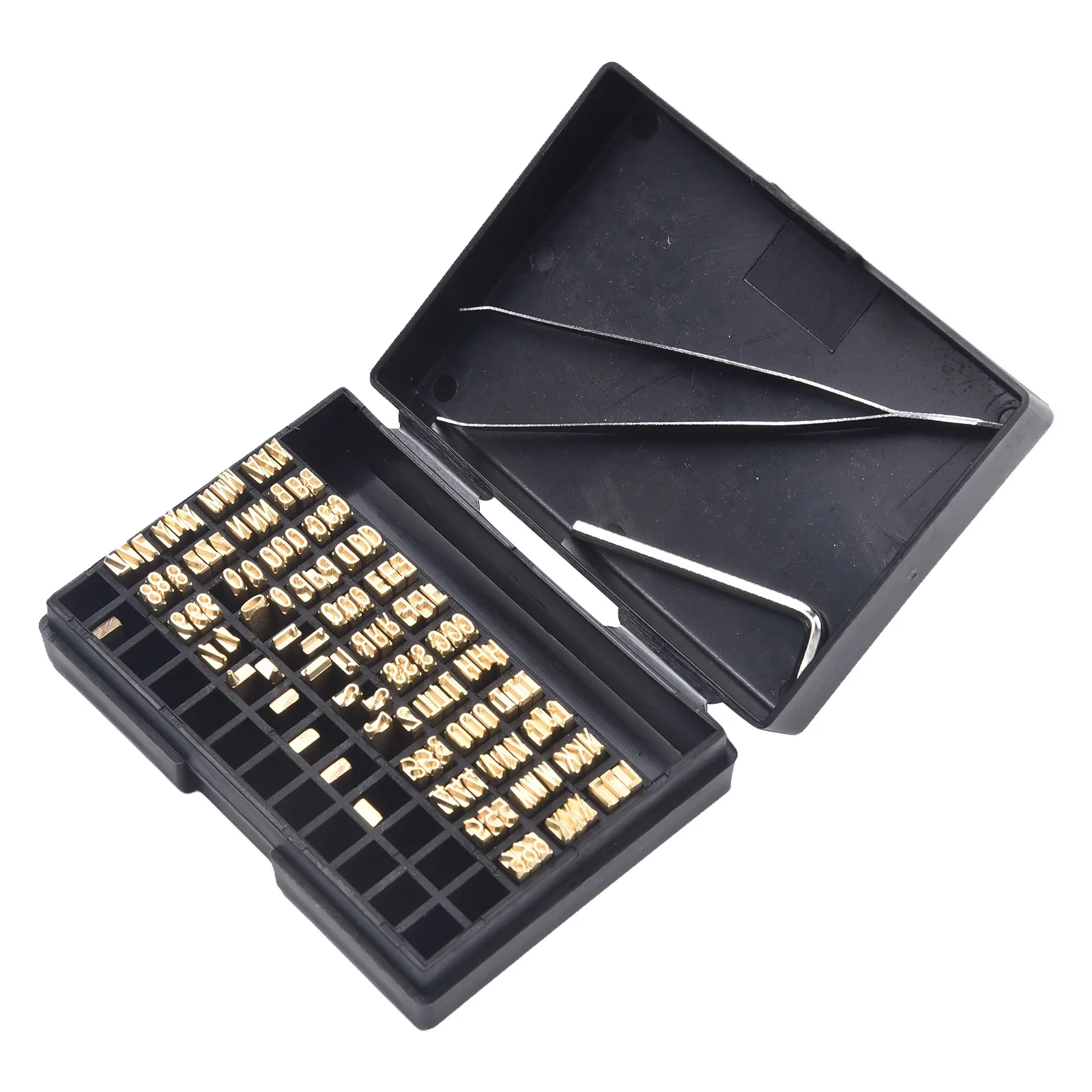 120pcs Hot Stamping Pper Letters for Thermal Ribbon Printing Precision Character Set for Date and Batch Number Marking