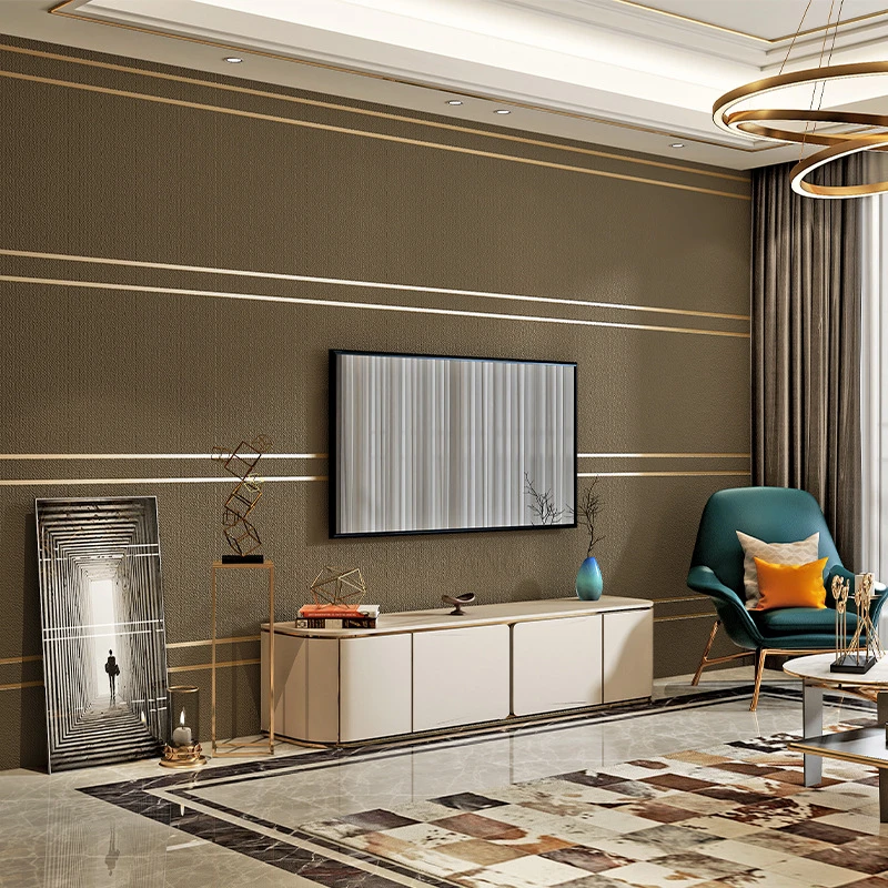

9.5m Non-Woven Wallpaper Home Decoration Thickening Bedroom Living Room Wall Surface Renovation Non-self-adhesive Wall Sticker