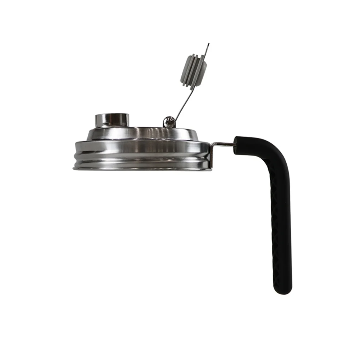 2 قطعة جرة ميسون واسعة الفم الفولاذ المقاوم للصدأ صب غطاء صنبور ، أغطية جرة ميسون قابلة لإعادة الاستخدام لبرطمانات ميسون واسعة الفم