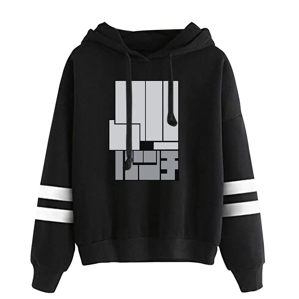 Dandadan Anime Hoodie Pocketless Parallel Bars Sleeve Streetwear for Women Men Hooded Sweatshirt Harajuku Clothes