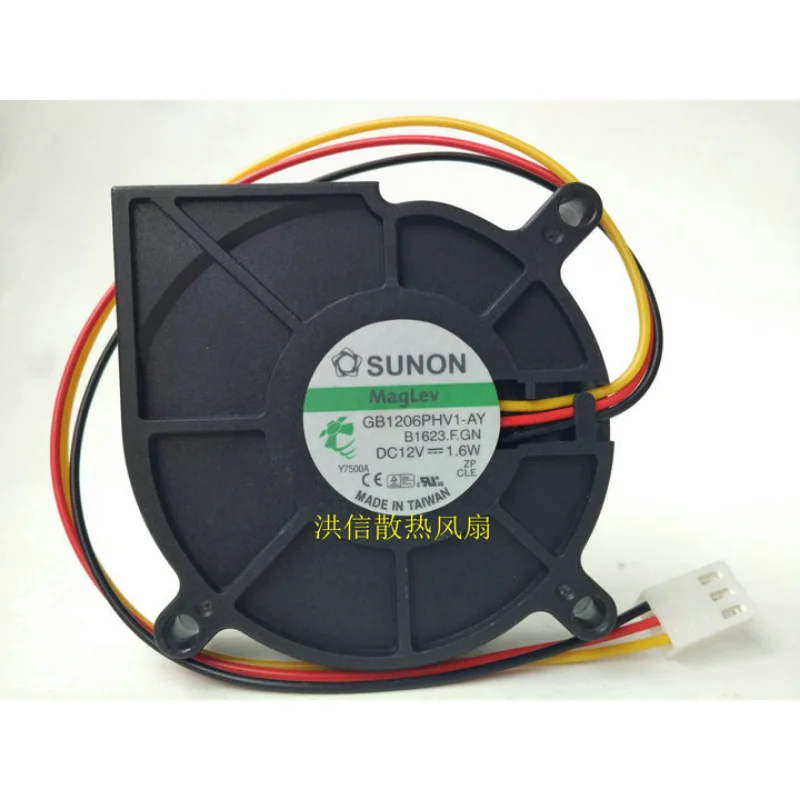 New CPU Cooler Fan for SUNON GB1206PHV1-AY DC12V 1.6W Turbine Blower Fan 6015 6CM 60 * 60 * 15MM