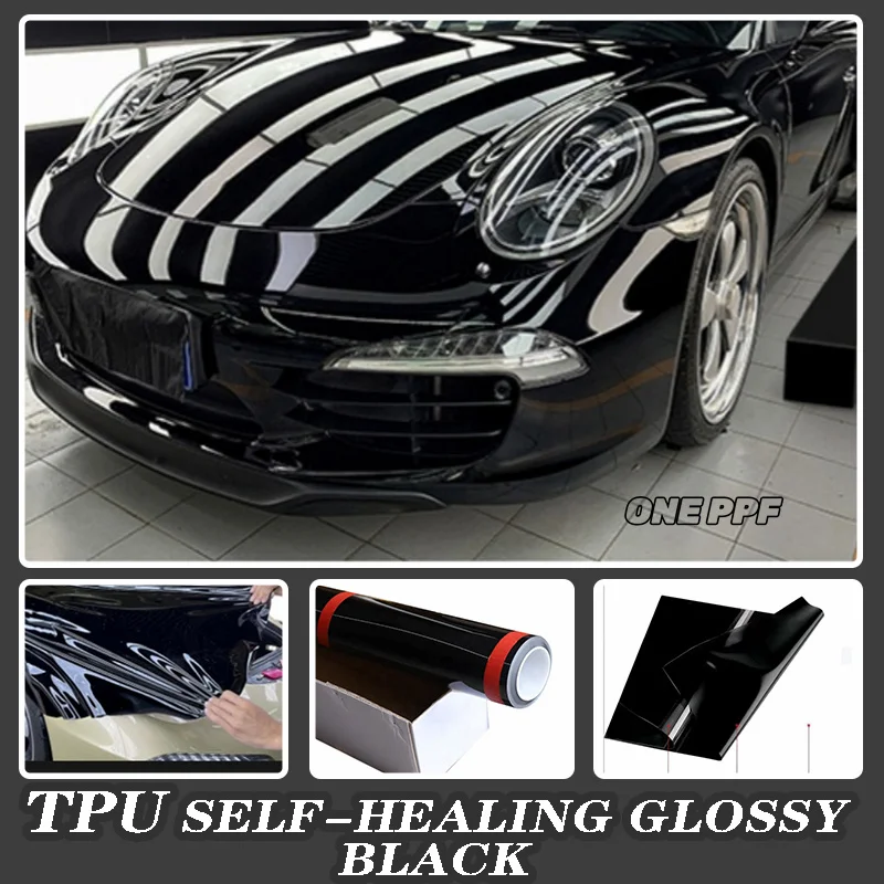 15m PPF gloss Black Car Paint Protection Film Anti-scratch Car Wrap Coating sticker Self-Repairable TPU Car Auto Coating Vinyl