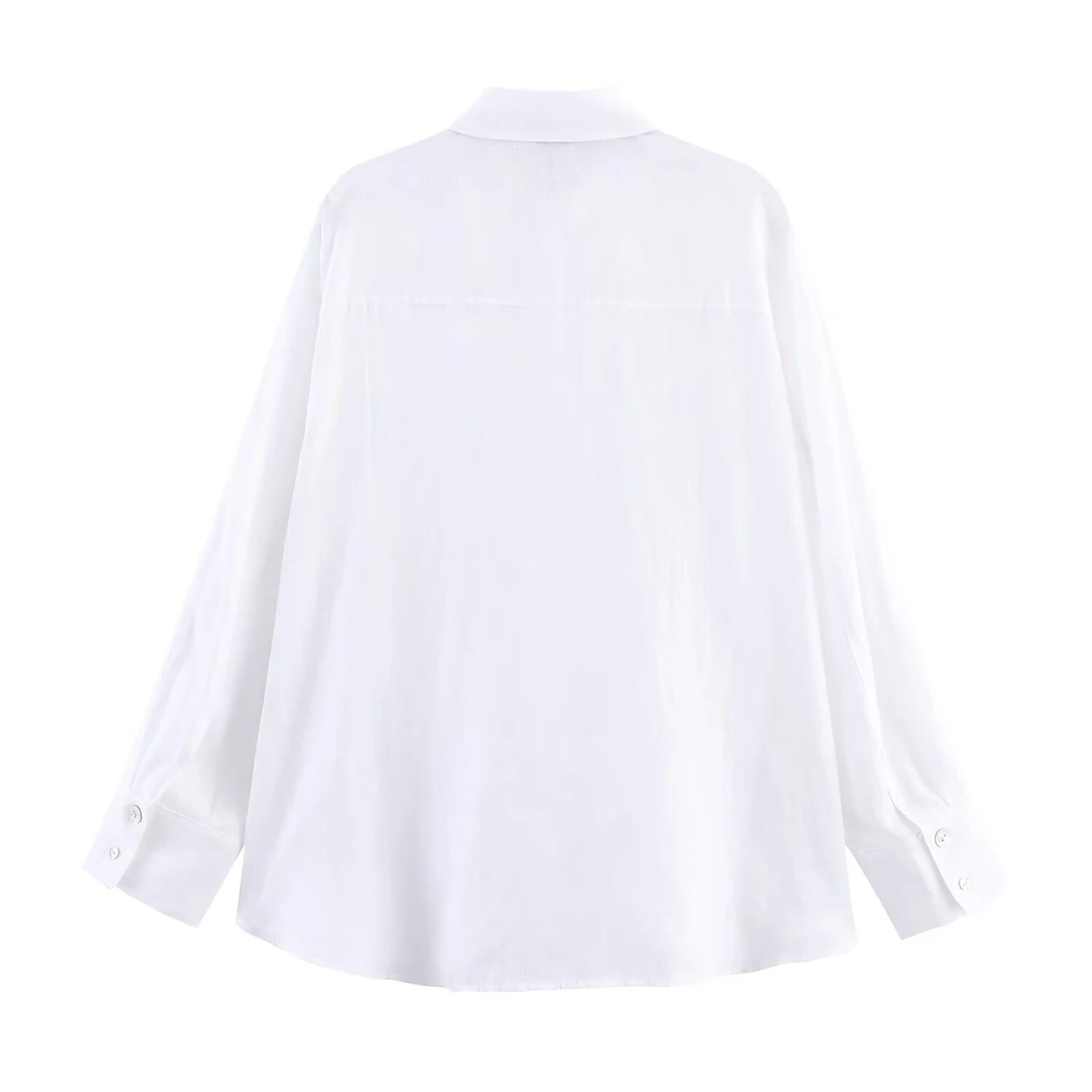 Chemise en chanvre à revers pour femmes, polyvalente, à la mode, simple boutonnage, boutons d'épissure, Design, nouvelle chemise