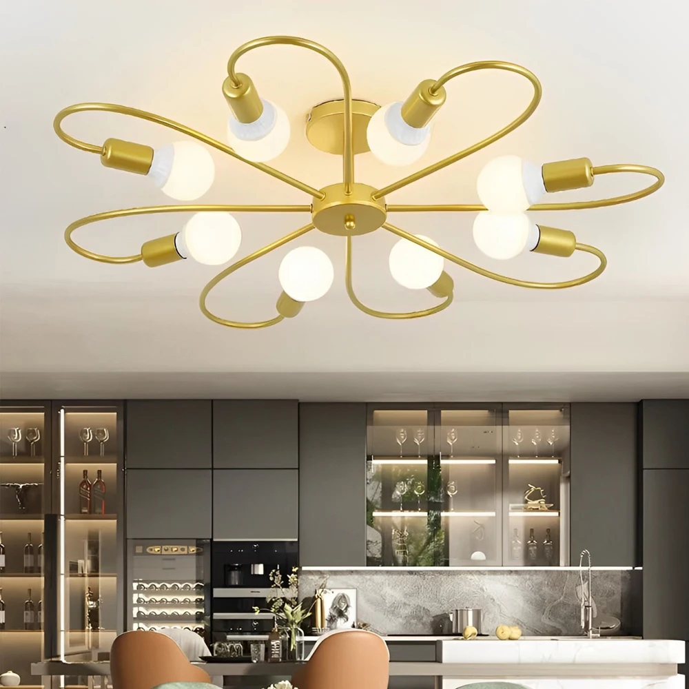 

E27 E26 Living Room Suspend Modern Ceiling Chandelier Light Creative Master Bedroom Hanging Home Lighting Fixtures Lustre Lamp