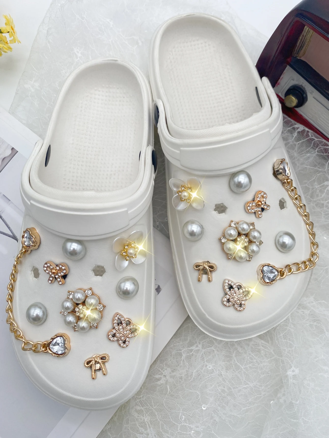 18-teiliges Modisches Vielseit – Gold Chain Sandal Bewertung und Preis