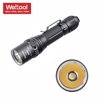 Weltool T19 2050 Lumumen tactical flashlight Ra 90 finger, white light