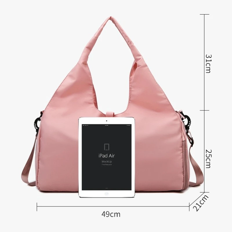 1Pcs Yoga Mat Bag Large Capacity Waterproof Gym Handbags with Shoulder Strap Women Men Travel Sports Swimming Fitness Tote Bags