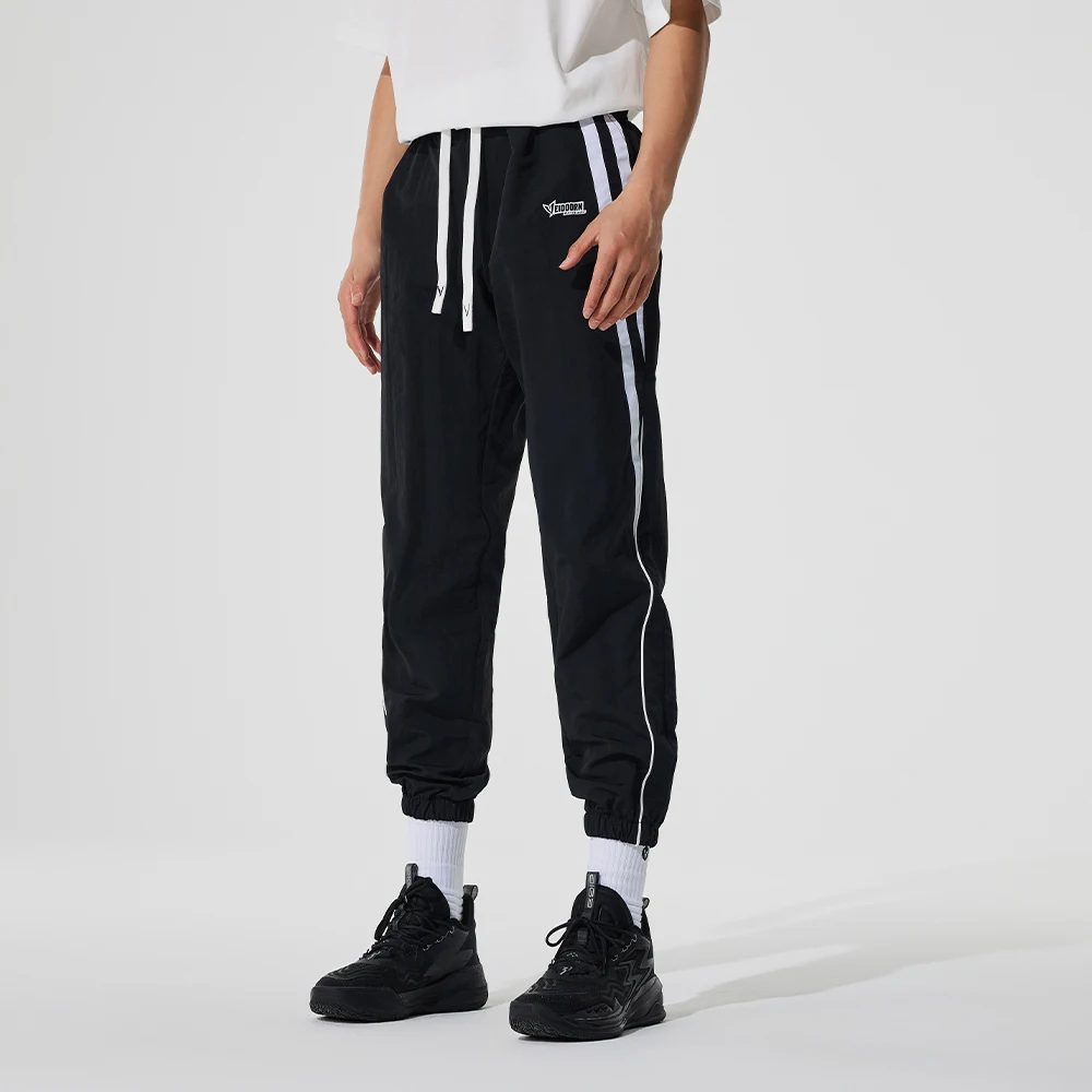 Lightweight Sweatpants for Men Two Sides Pocket Stripes Mens Casual Long Trousers Elastic Waistband Long Pants