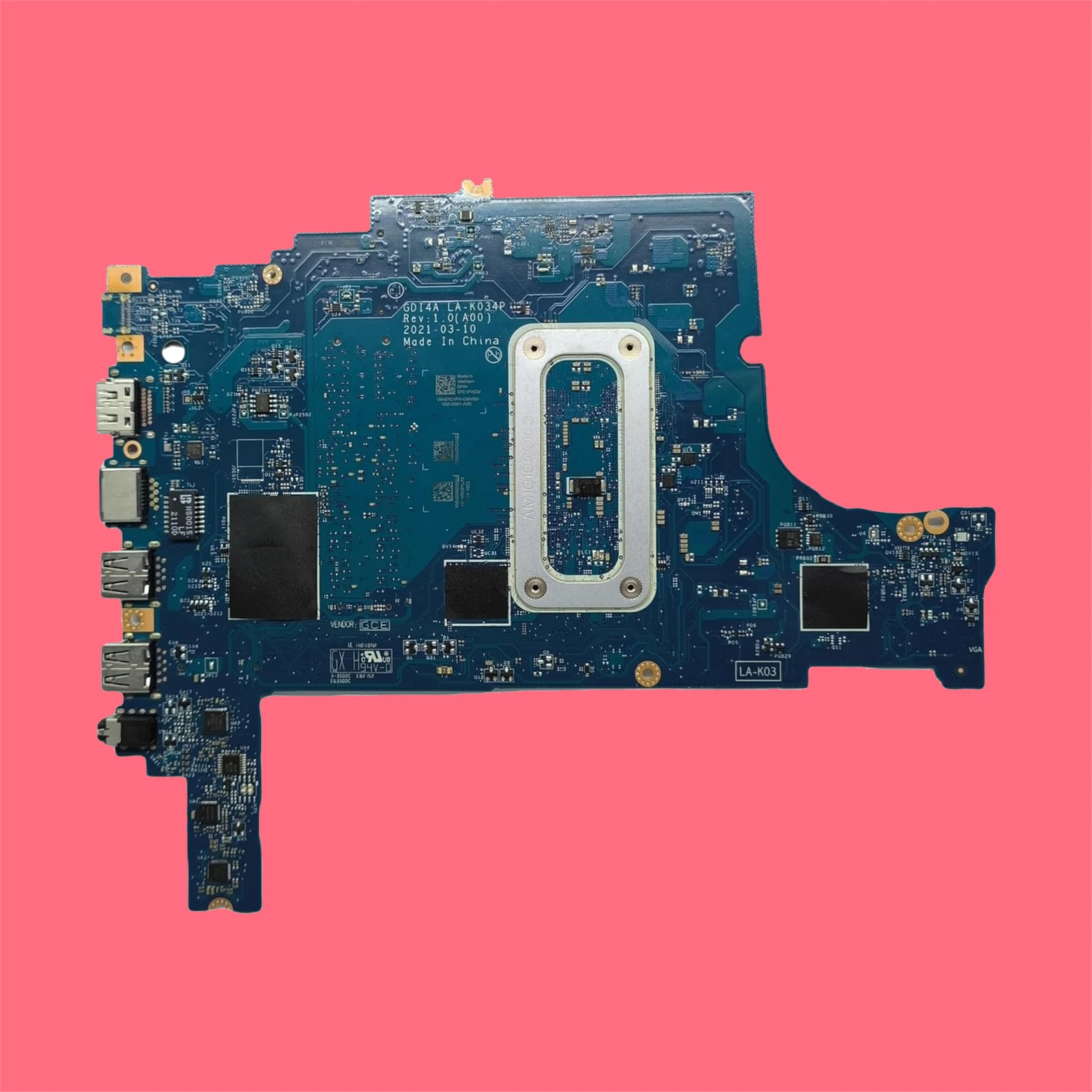 Laptop Motherboard GDI4A LA-K034P for Dell Inspiron 3501 System Board Pentium 7505 Processor 07C1PH 7C1PH