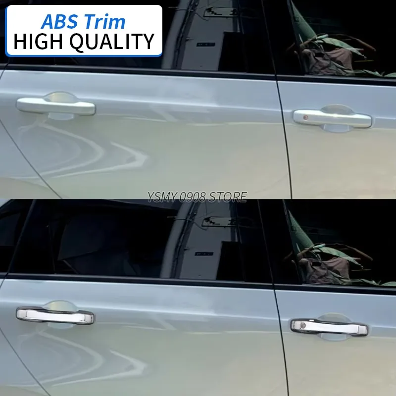 

4 Pieces Chromed Door Handle Cover Trim for Honda Fit Gr1-8 2020 ABS Car Accessories