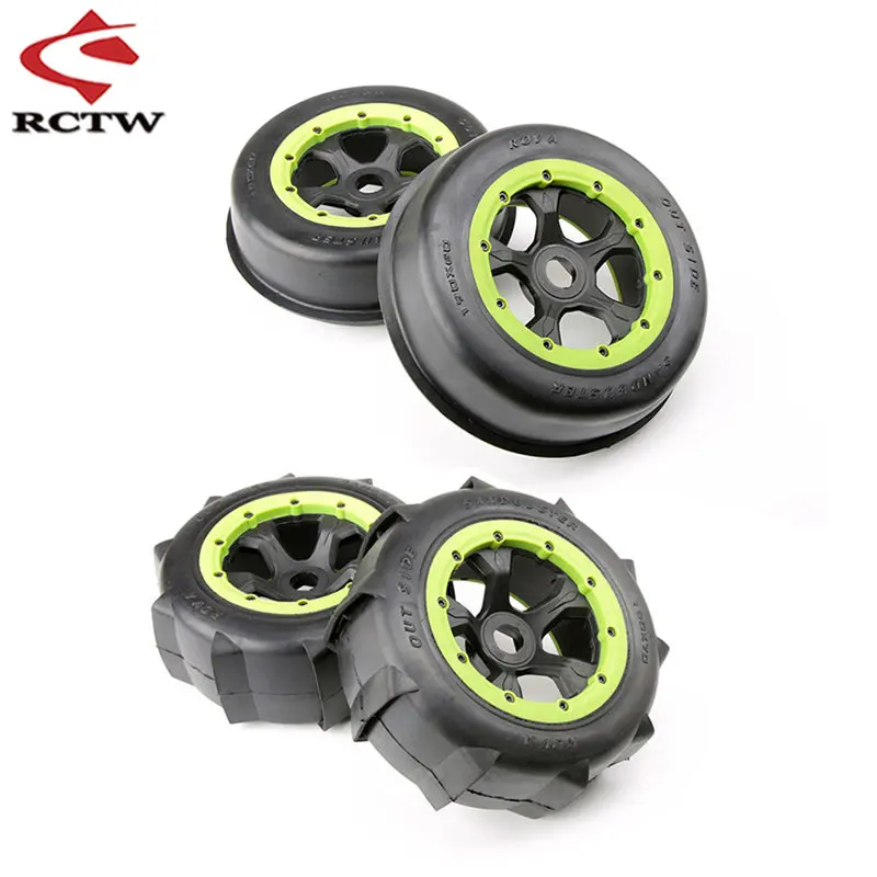 

High Quality Sand Desert Rear or Front Wheel Tire 2pcs/set for 1/5 Rc Car Gas Hpi Rofun Rovan Km Baja 5t 5sc Truck Spare Parts