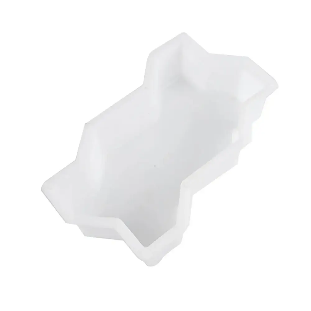 1 قطعة موجات على شكل رصف قالب الطوب قابلة لإعادة الاستخدام لتقوم بها بنفسك مسار الخرسانة صانع قالب البلاستيك الممشى قالب الطوب لحديقة ساحة الفناء #5