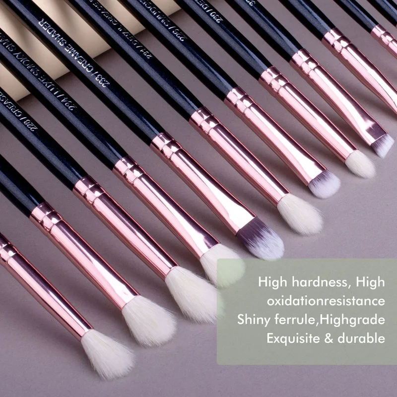Il nuovo pennello per ombretto, pennello per dettagli, pennello per trucco, pennello per eyeliner, set di pennelli per miscelazione fine e correttore di Biyouyi