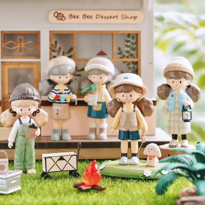 

Значение единорога Molinta Camping Vlog серии слепая коробка игрушки Mystery Box Mistery Caixa экшн-фигурка модель-сюрприз подарок