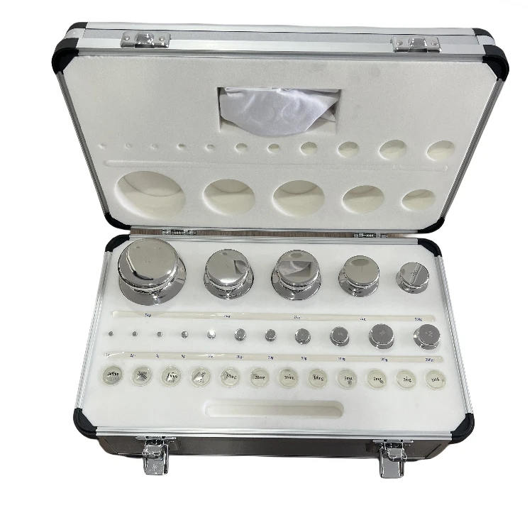 Veidt Weighing OIML Class E2 1mg-500g 24pcs Mass For Test Lab Scale Calibration Standard Weight Set Instrument Parts Accessories