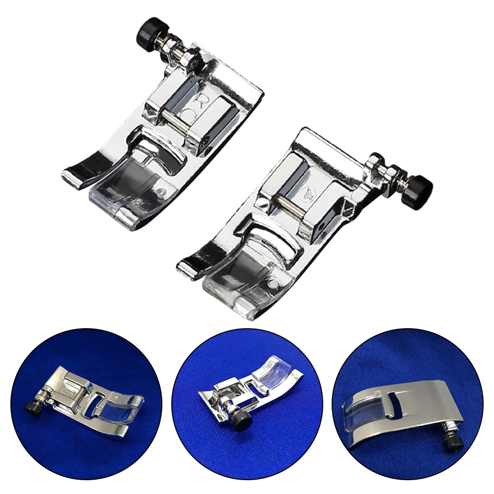 2 Pack Thick Material Serrated Presser Foot Home Sewing Machine Accessories DIY Clothing Sewing Supplies